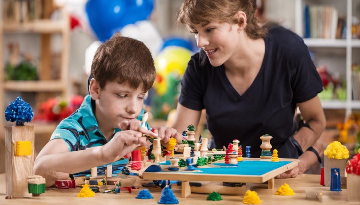 A picture of someone with Asperger's Syndrome participating in an activity, showcasing their unique interests and abilities.