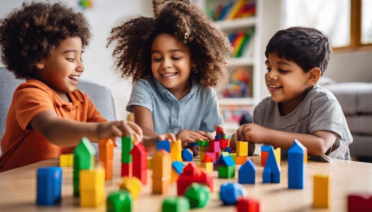 Image of children of diverse backgrounds playing and learning together, representing the inclusivity and acceptance needed for understanding autism.