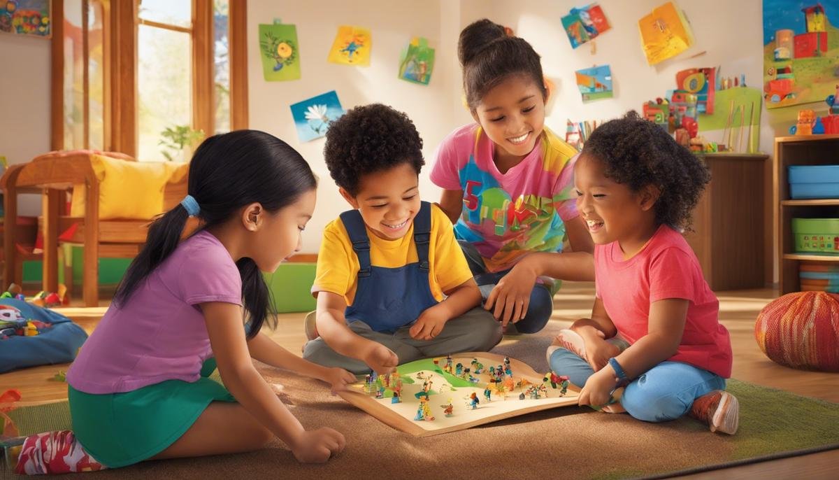 An image showing diverse children engaging in various activities, symbolizing the importance of culturally sensitive care in autism interventions