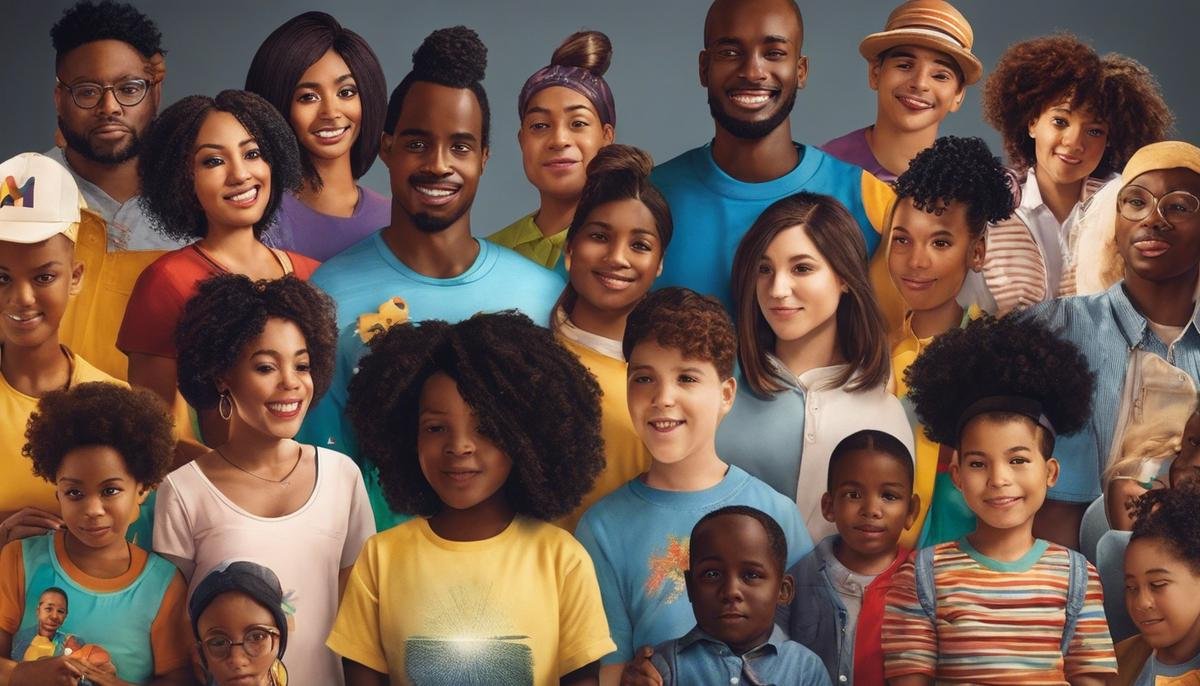 An image showing diverse individuals supporting each other, representing the importance of debunking misconceptions about autism in the black community.