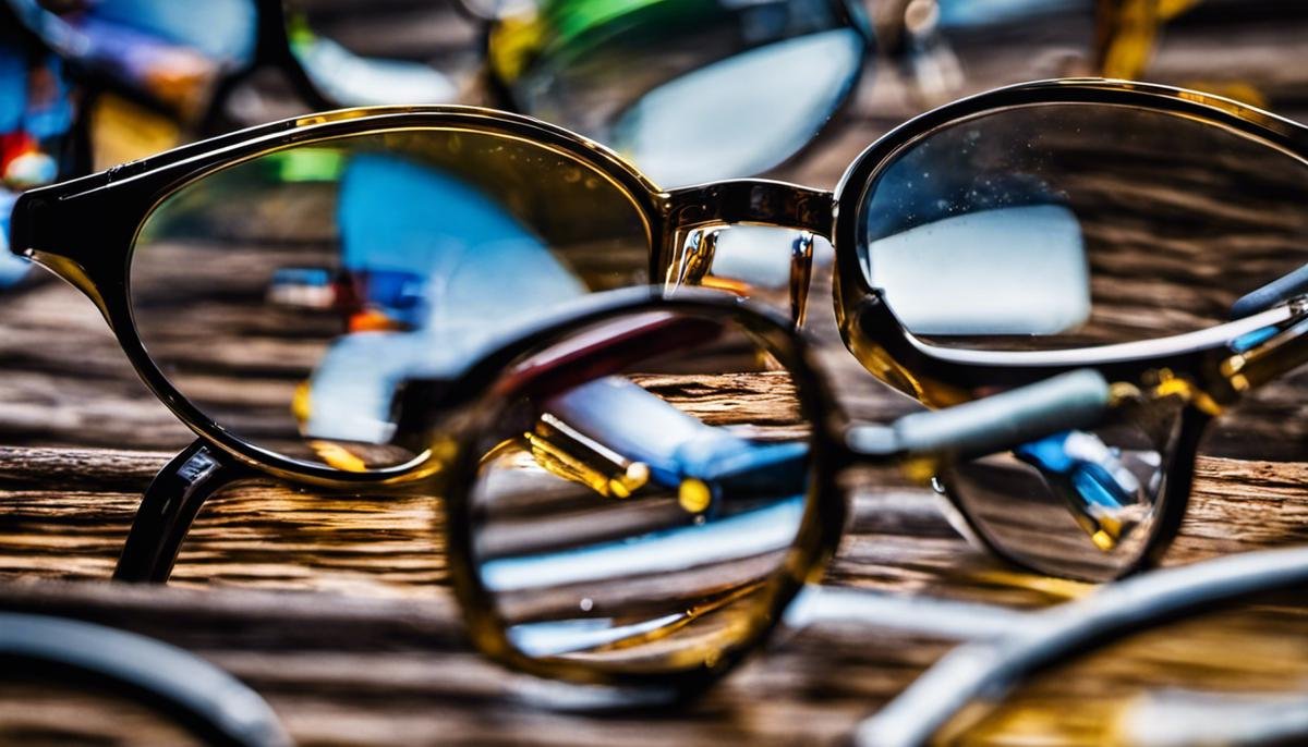 Image description: An image showing different magnifying glasses overlapping each other, representing the need to see autism from different perspectives.