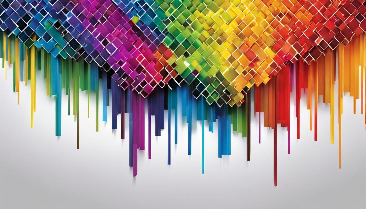 An image showing the colorful spectrum of autism