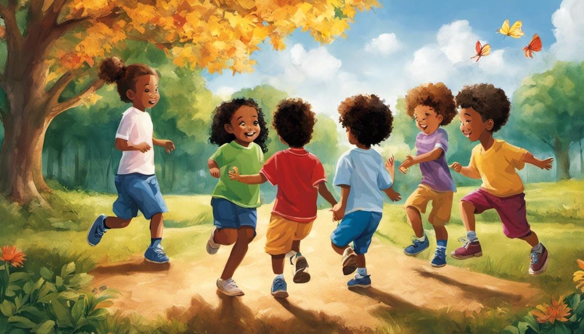 Image of a diverse group of children playing together, symbolizing acceptance and understanding for children with Autism Spectrum Disorder.