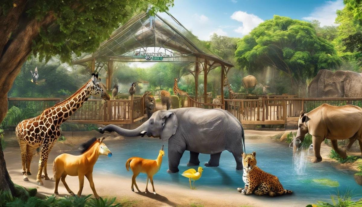 Image depicting the benefits of Zoo Therapy for children with autism