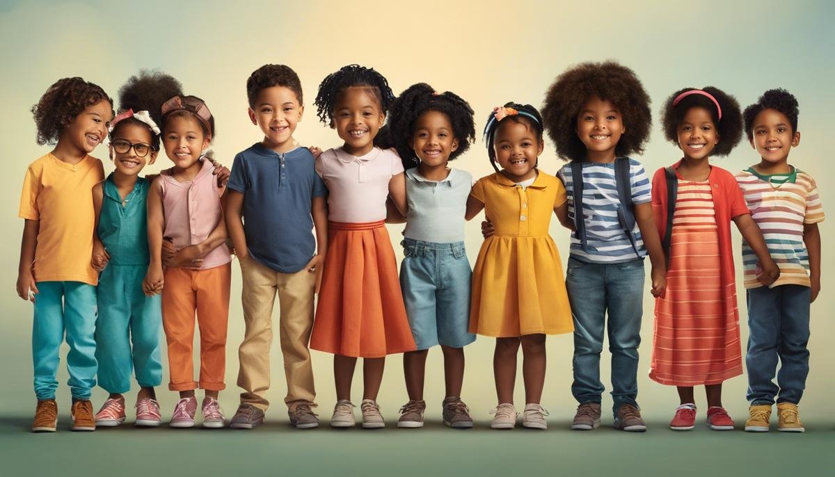 Image description: A diverse group of children holding hands, symbolizing unity and inclusivity.