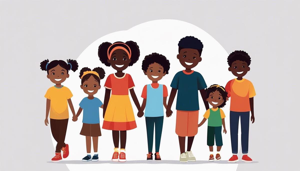 Image Description: The image associated with this text is a picture showing diverse children holding hands and smiling. It symbolizes inclusivity and diversity.