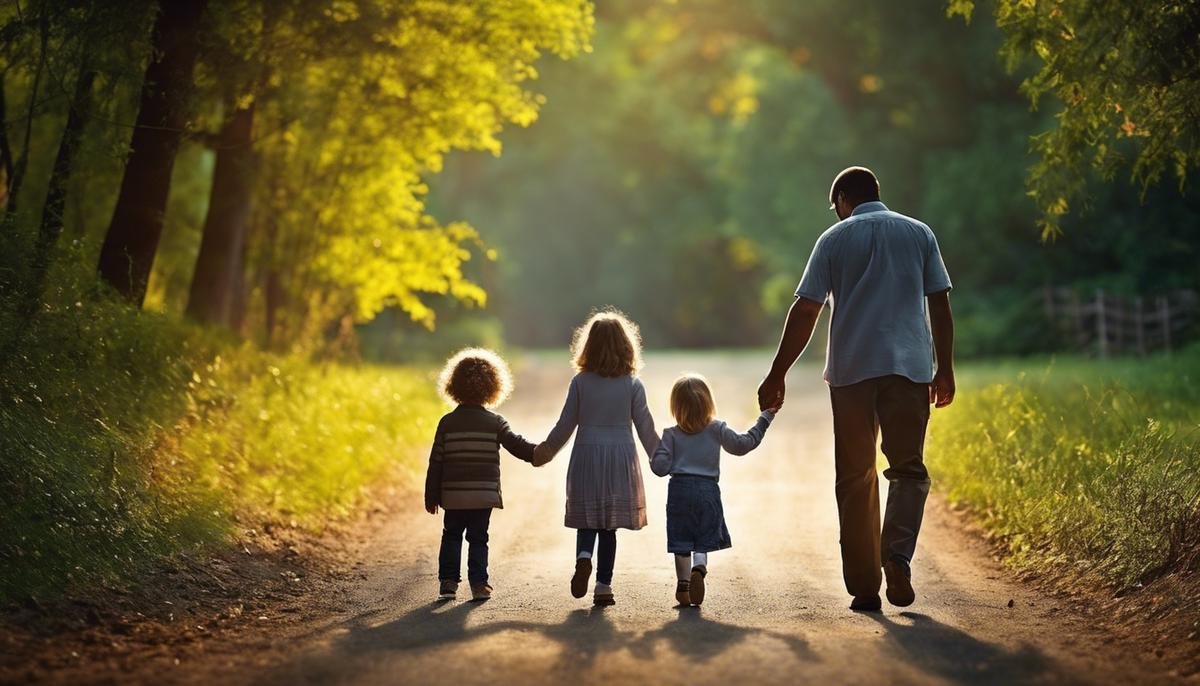 Image depicting a family holding hands, symbolizing support and unity despite the challenges of a delayed autism diagnosis.