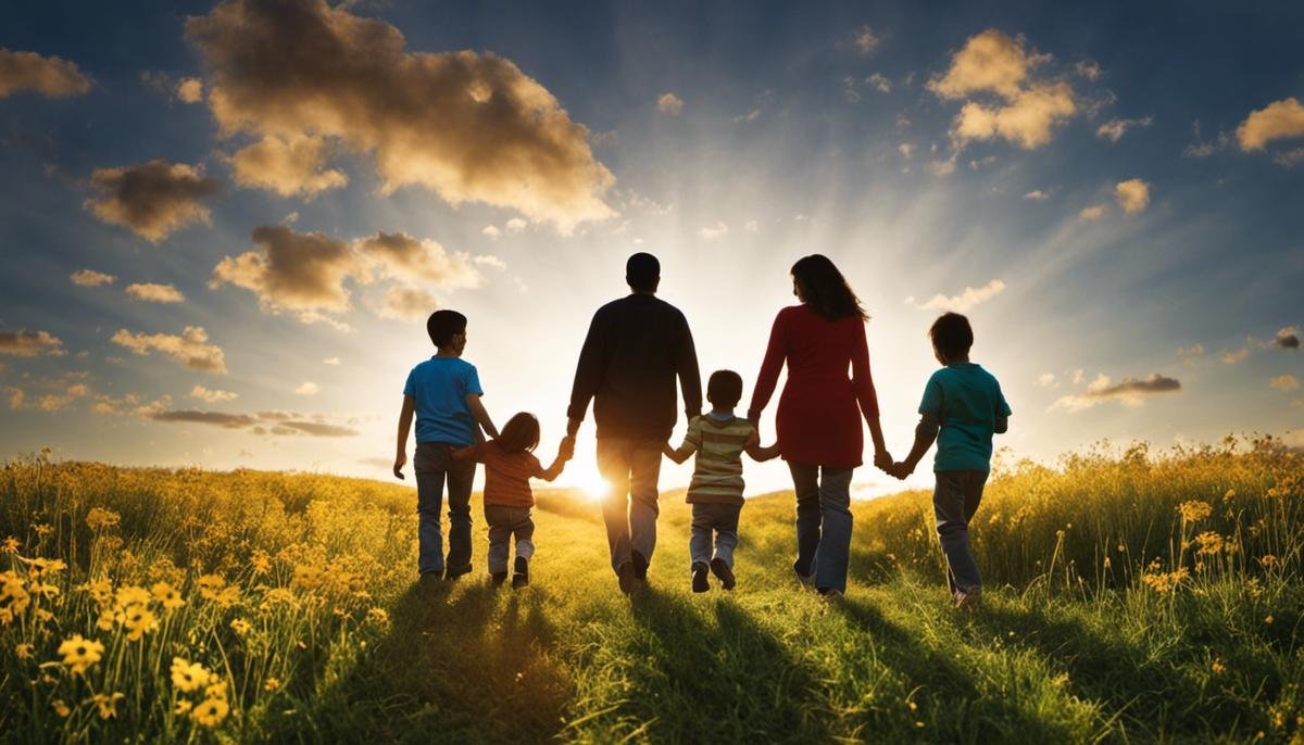 Image of diverse group of parents and children, symbolizing support and community for individuals with Autism Spectrum Disorder and their families.