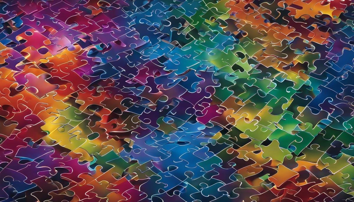 Image depicting puzzle pieces representing the genetic research advancements in autism