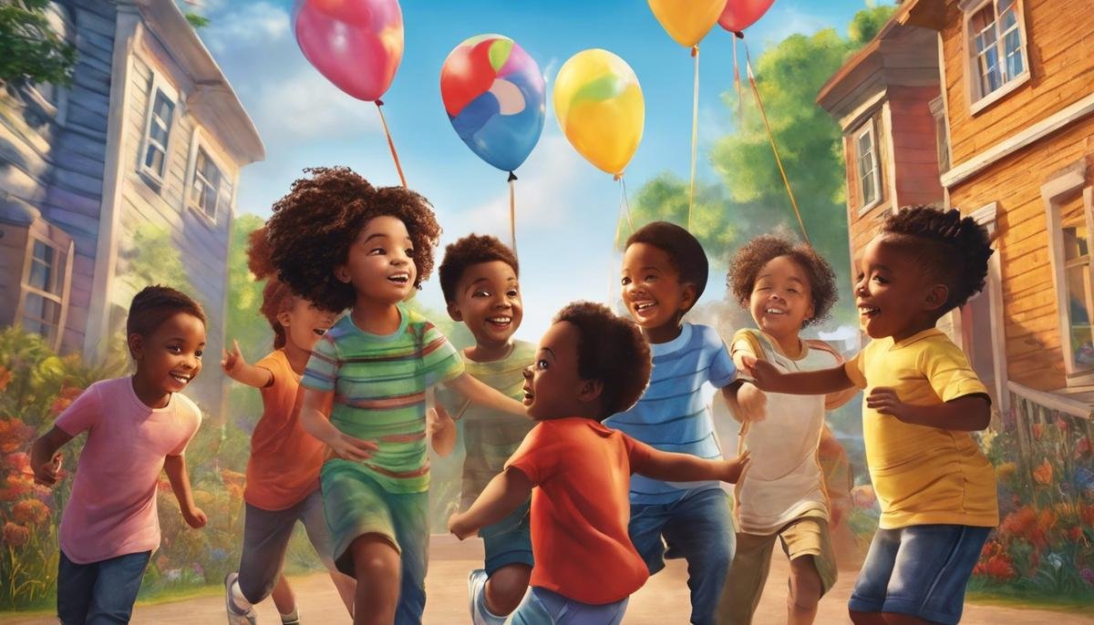 An image of a diverse group of children playing together, representing the inclusivity and support needed for children with autism in the Black community.