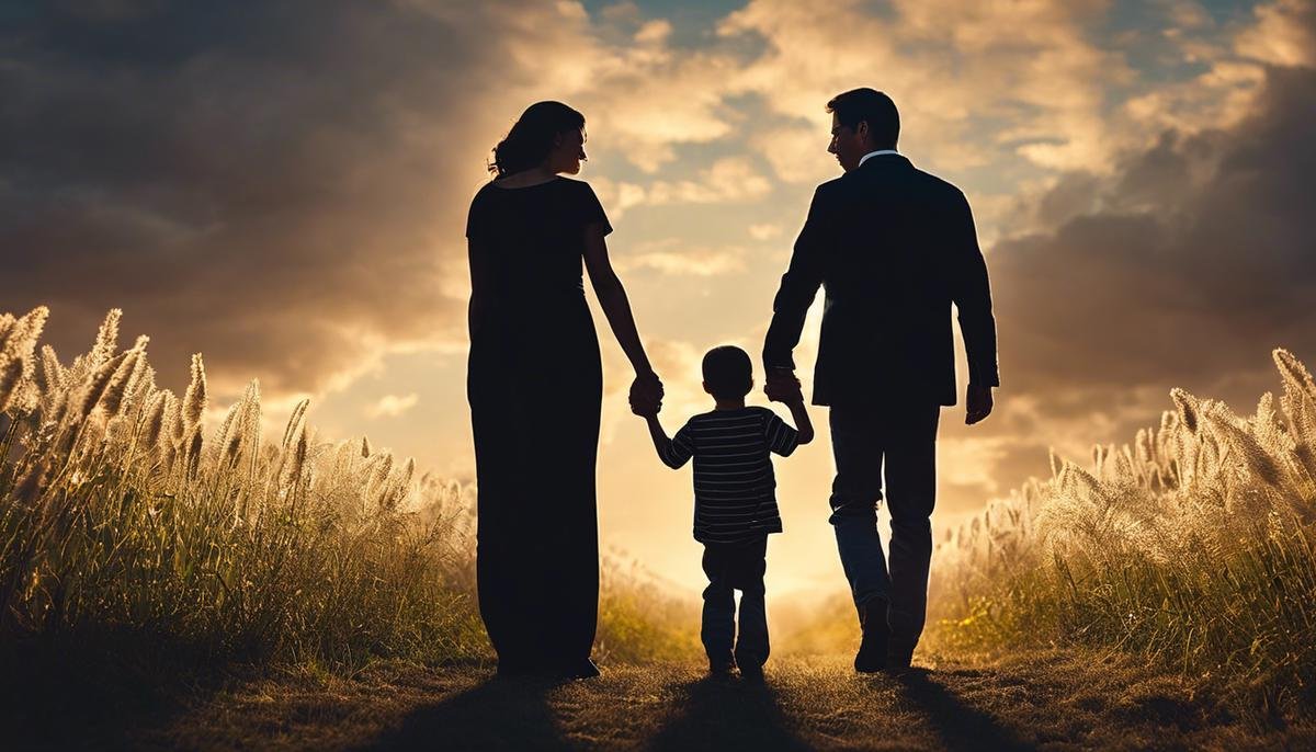 image of a family supporting each other with a person holding hands with others on each side, symbolizing unity and support for someone facing a misdiagnosis