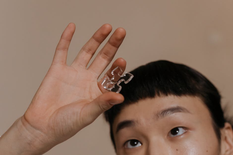 Image of a child focusing intensely on a puzzle piece, representing monotropic interests.