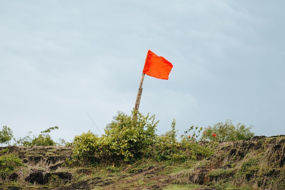 Image of a child with a red flag in the background, symbolizing the importance of recognizing red flags in a child's development.