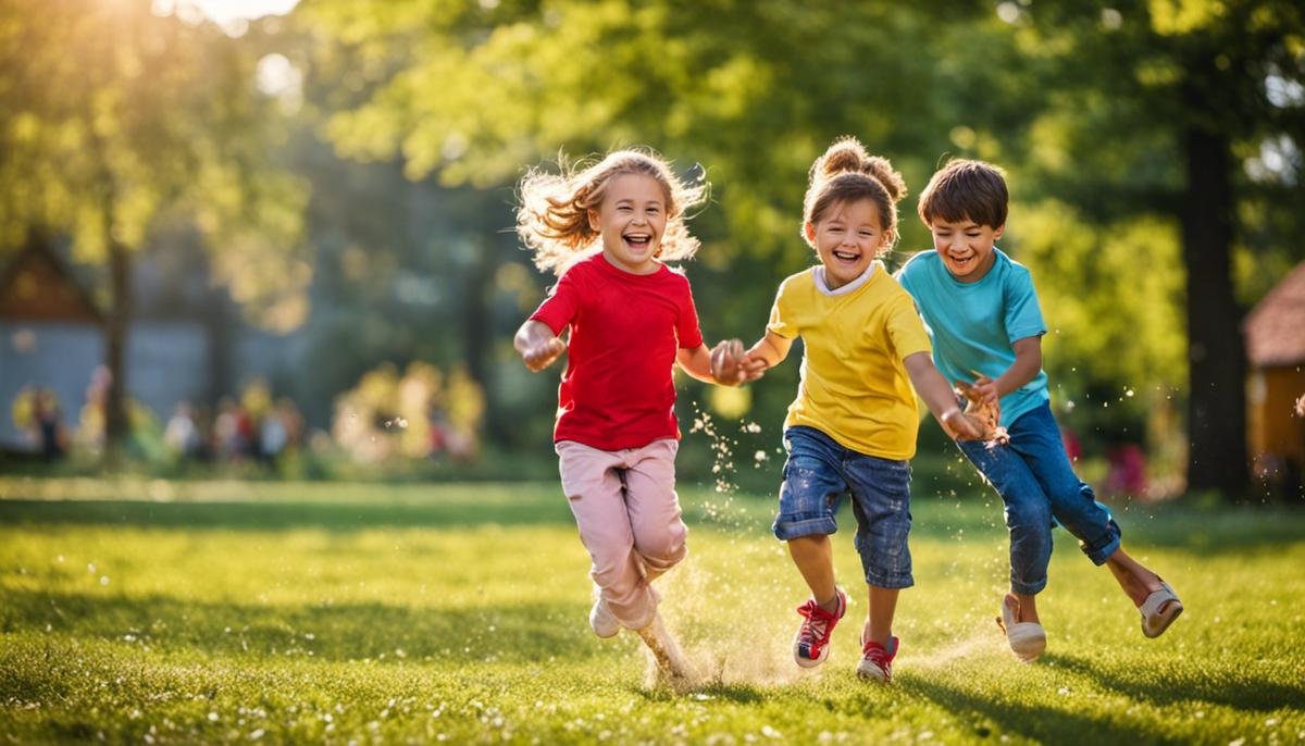 Image of children happily playing and interacting, representing the positive impact of ABA therapy on social skills and overall quality of life for children with autism.