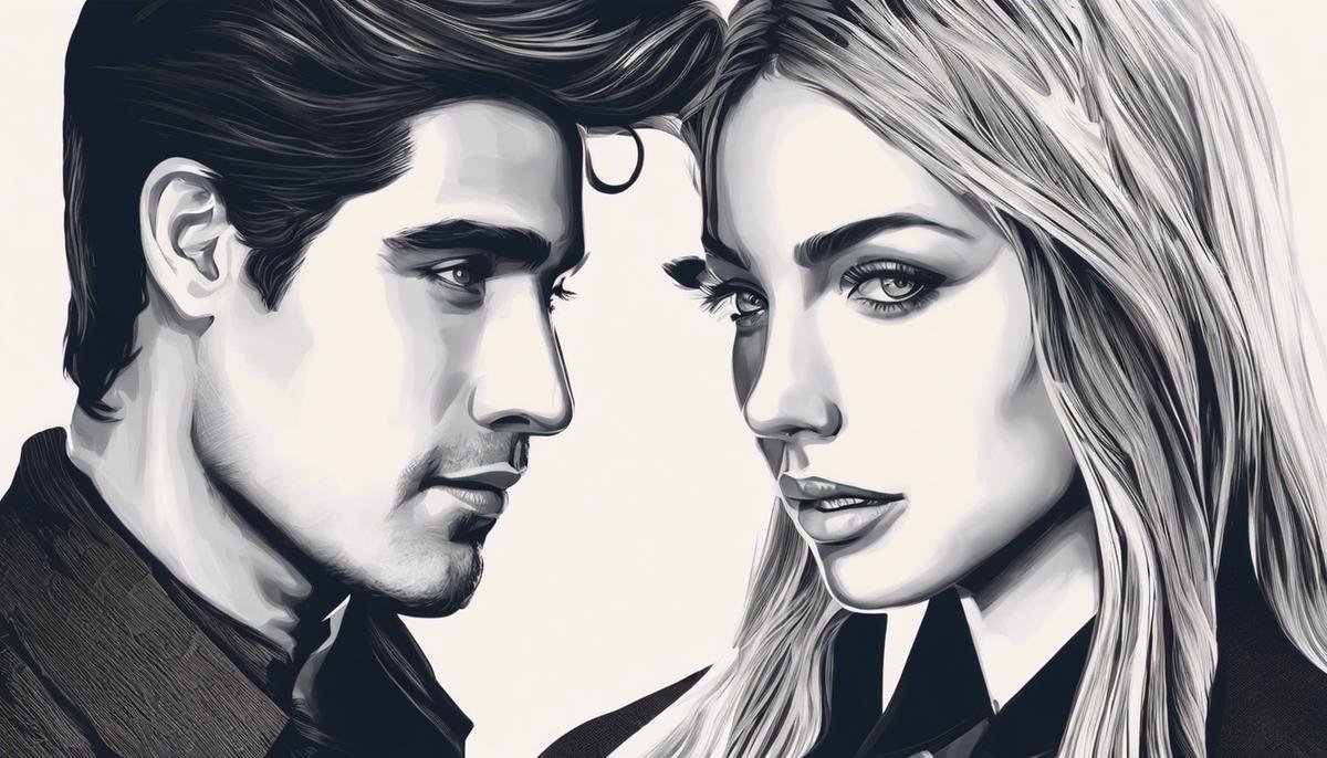 Image depicting two people making eye contact, representing the topic of the text and the importance of understanding and acceptance in eye contact interactions.