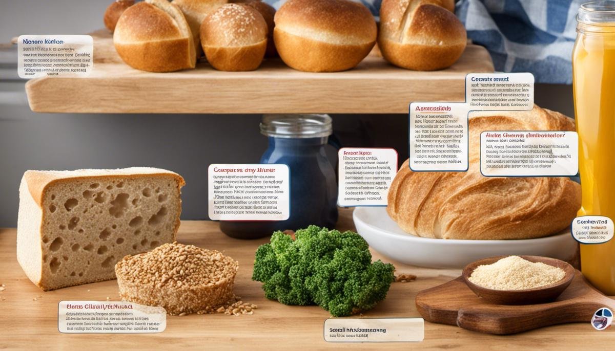 Image describing the concept of gluten and casein in relation to autism symptoms