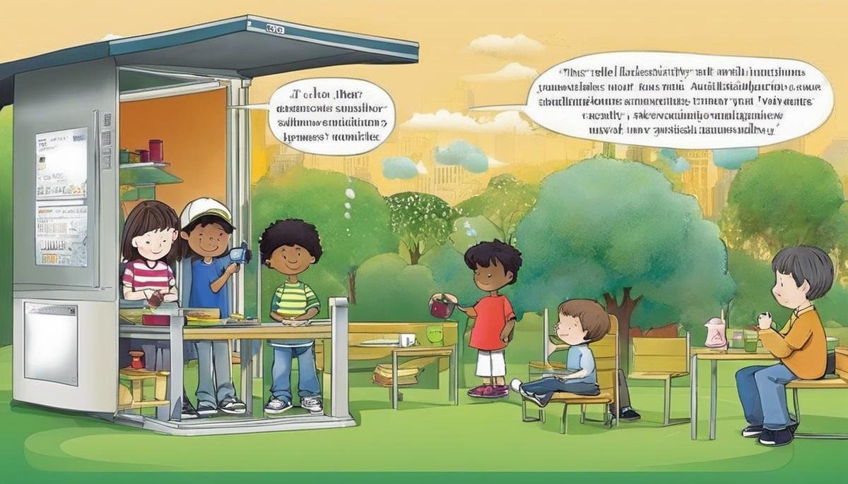 Image describing how smell sensitivity affects social interactions for autistic individuals