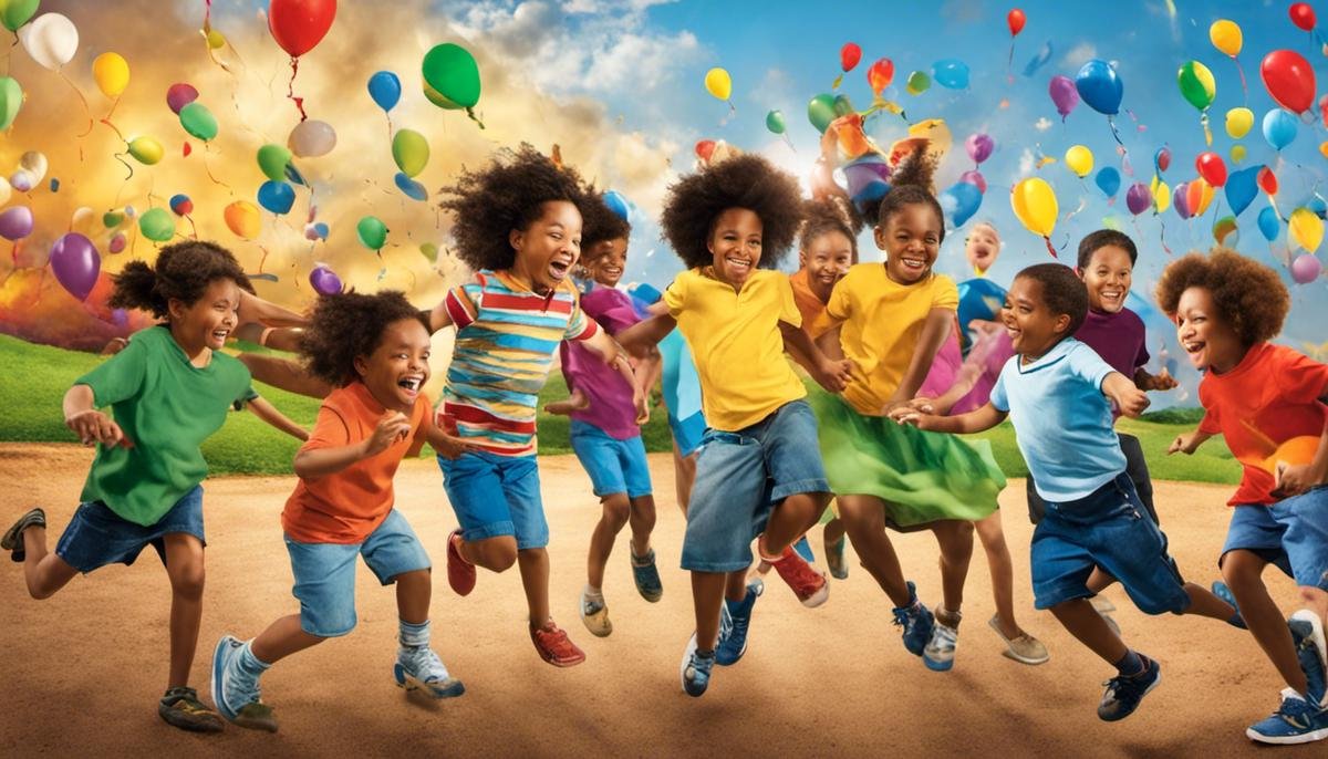 An image of a diverse group of children playing together, representing the theme of understanding Autism Spectrum Disorders and celebrating diversity.
