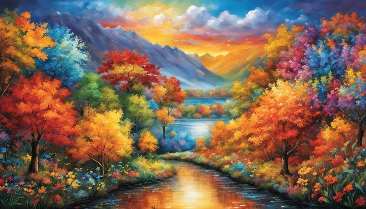 A colorful image representing the understanding of autism, symbolizing diversity and differences.